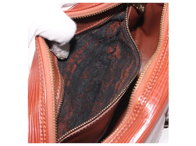 LOUIS VUITTON Borsa a Spalla Epi Jeune FilleMM Marrone M52153 LV Auth 129846 - vista 10