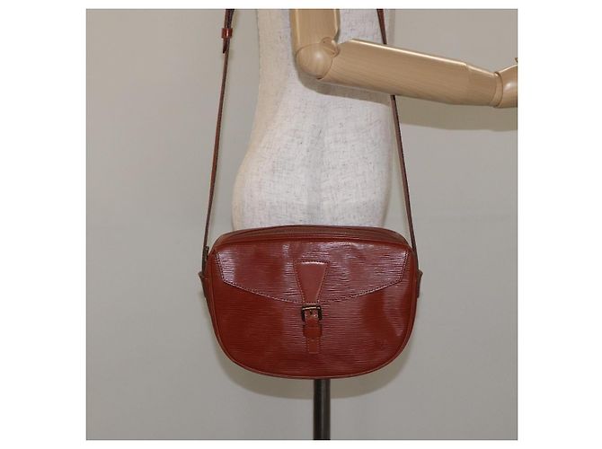 LOUIS VUITTON Borsa a Spalla Epi Jeune FilleMM Marrone M52153 LV Auth 129846 - vista 23