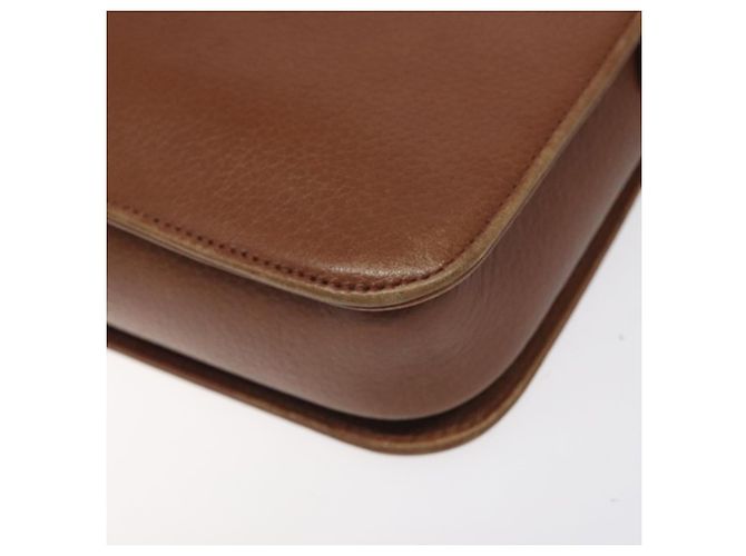 Autre Marque Borsa a Spalla Burberrys in Pelle Marrone Oro Auth th6199 D'oro - vista 15