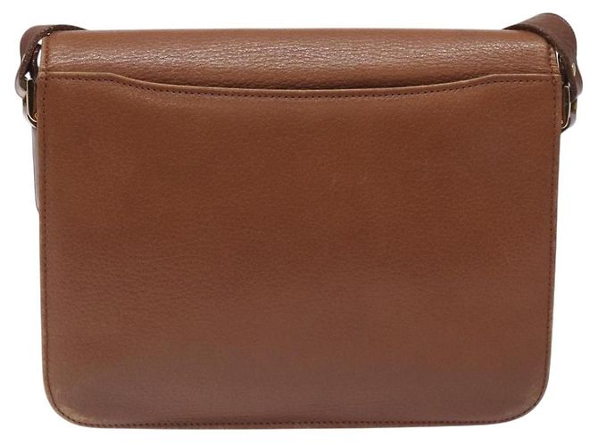 Autre Marque Borsa a Spalla Burberrys in Pelle Marrone Oro Auth th6199 D'oro - vista 2