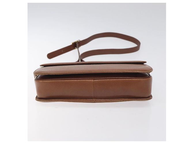 Autre Marque Borsa a Spalla Burberrys in Pelle Marrone Oro Auth th6199 D'oro - vista 5