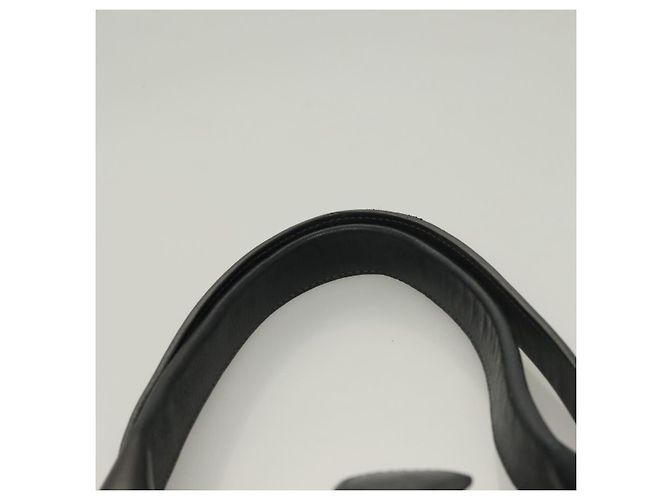 Chloé Borsa a mano Chloe Bay in pelle nera e oro Auth BA3965 - vista 8