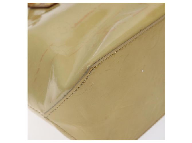 LOUIS VUITTON Borsa a Mano Monogram Vernis Reade PM Beige M91334 LV Auth 128731 - vista 16