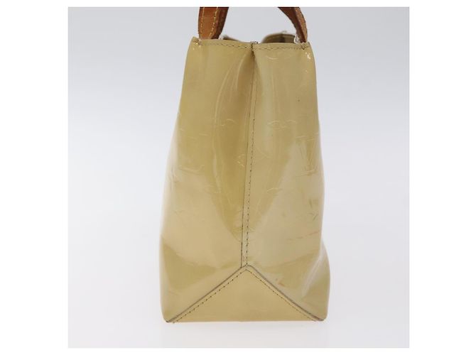 LOUIS VUITTON Borsa a Mano Monogram Vernis Reade PM Beige M91334 LV Auth 128731 - vista 4
