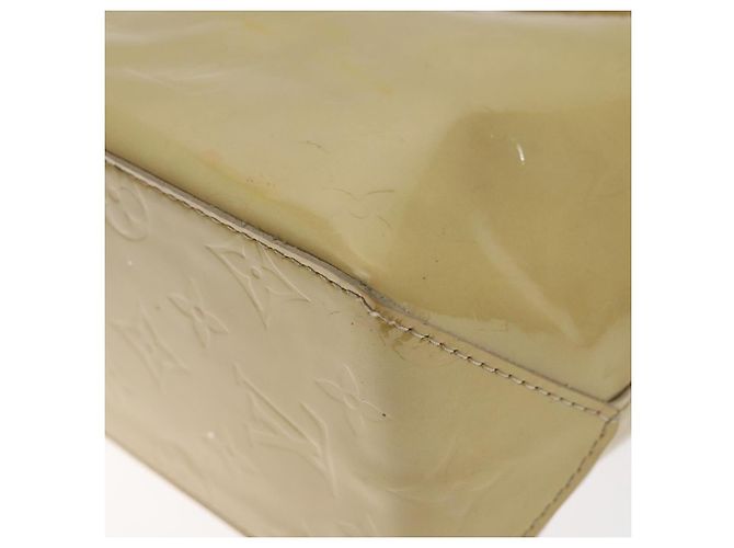 LOUIS VUITTON Borsa a Mano Monogram Vernis Reade PM Beige M91334 LV Auth 128731 - vista 9