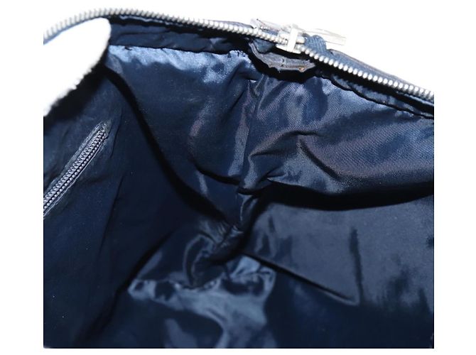 GUCCI Schultertasche Nylon Marineblau Silber 270410 Auth bs26783 - Ansicht 20