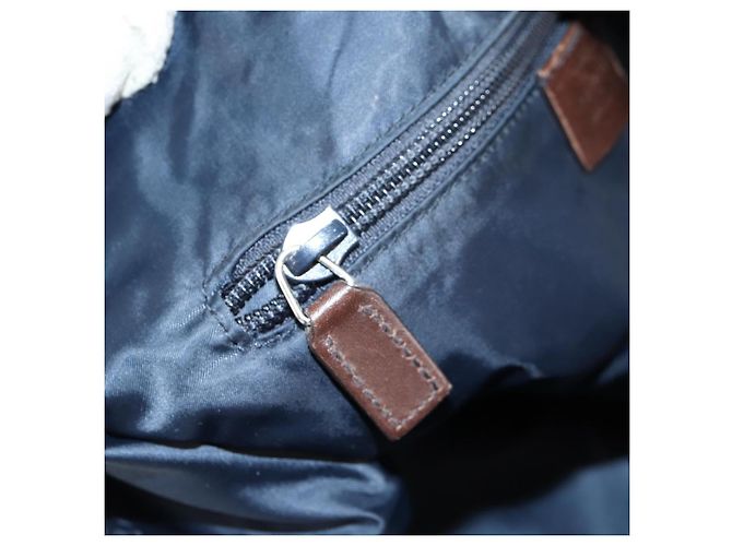 GUCCI Schultertasche Nylon Marineblau Silber 270410 Auth bs26783 - Ansicht 21