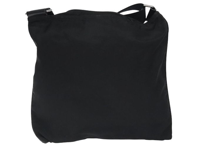 Borsa a Spalla PRADA in Nylon Nero Argento Autentica bs26852 - vista 2