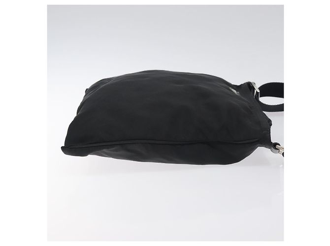 Borsa a Spalla PRADA in Nylon Nero Argento Autentica bs26852 - vista 3