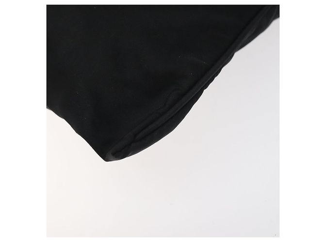 Borsa a Spalla PRADA in Nylon Nero Argento Autentica bs26852 - vista 9