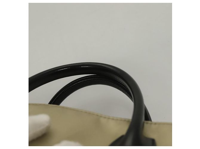 Borsa a mano BURBERRY Blue Label in nylon beige argento autentica ti3277 - vista 8