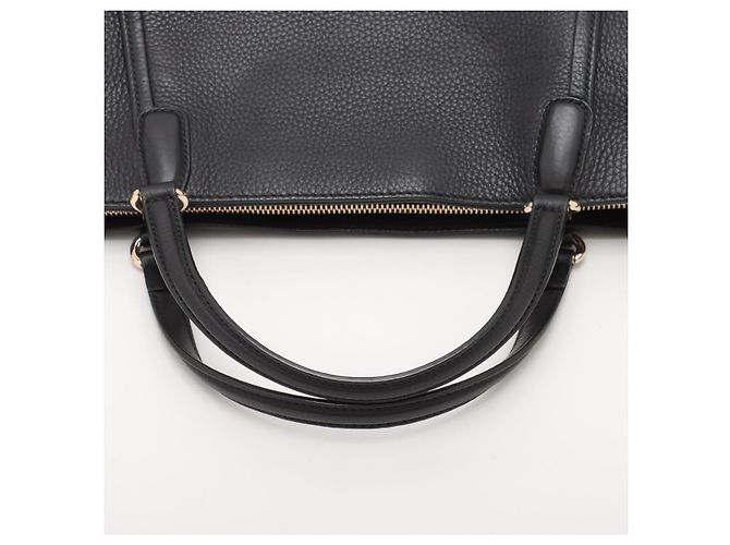 Gucci Borsa a spalla in pelle con chiusura a zip Soho, nera Nero - vista 8
