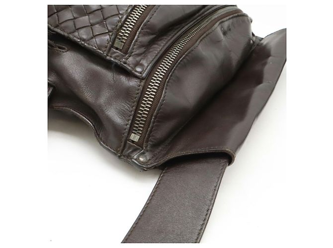 Borsa a vita Intrecciato Bottega Veneta Marrone Marrone scuro - vista 5