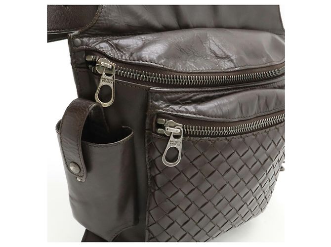 Borsa a vita Intrecciato Bottega Veneta Marrone Marrone scuro - vista 7