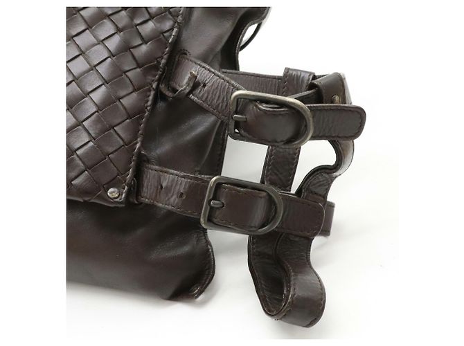 Borsa a vita Intrecciato Bottega Veneta Marrone Marrone scuro - vista 9