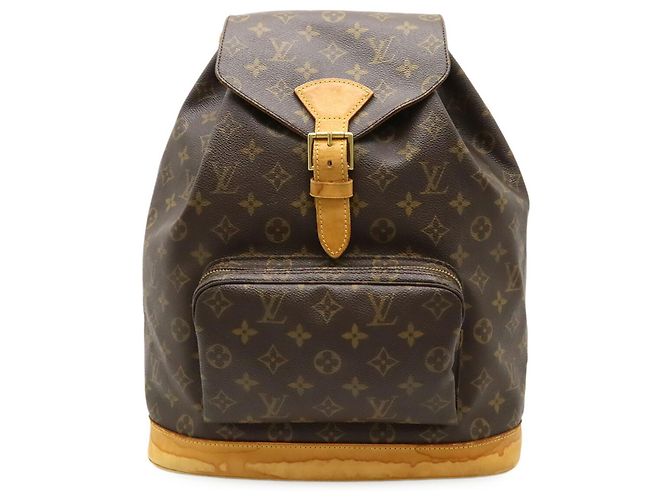 Zaino Montsouris GM in Monogramma Louis Vuitton Marrone - vista 2