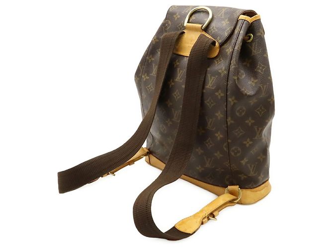 Zaino Montsouris GM in Monogramma Louis Vuitton Marrone - vista 3