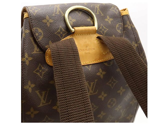 Zaino Montsouris GM in Monogramma Louis Vuitton Marrone - vista 5