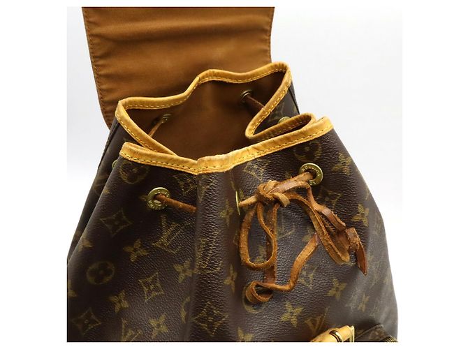 Zaino Montsouris GM in Monogramma Louis Vuitton Marrone - vista 9