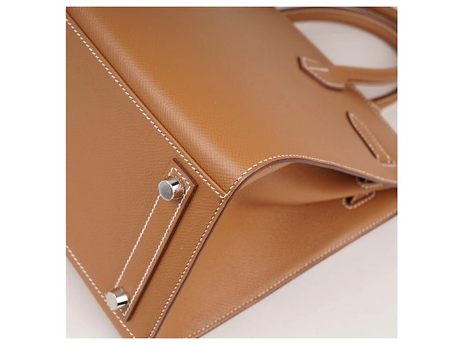 Borsa a mano Hermès Birkin 30 Sellier in pelle marrone - vista 14
