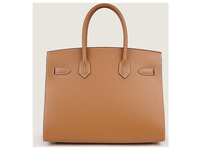 Borsa a mano Hermès Birkin 30 Sellier in pelle marrone - vista 2