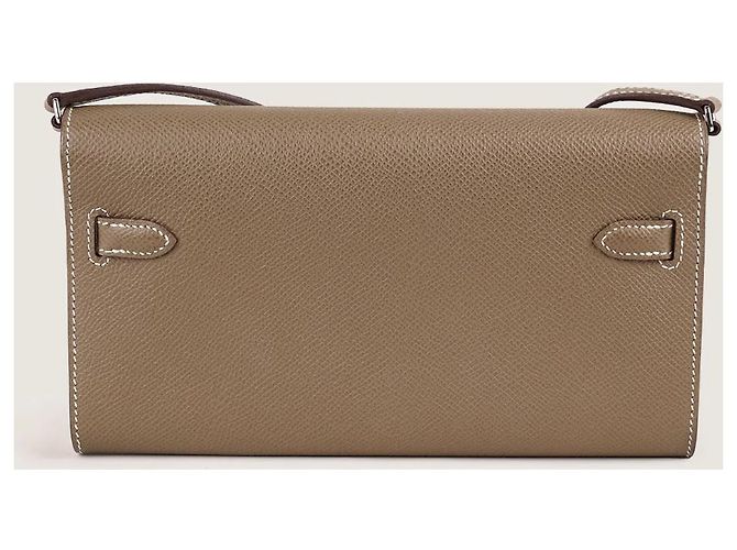Hermès Kelly Classica Da Portare Taupe - vista 2