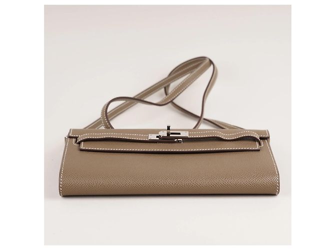 Hermès Kelly Classica Da Portare Taupe - vista 5