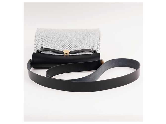 Borsa a mano Hermès Herbag Zip 20 Nera in Tela Nero - vista 7