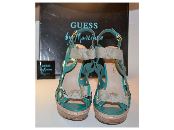 Guess by Marciano Sandalen grün Lackleder Größe 40 - Ansicht 2