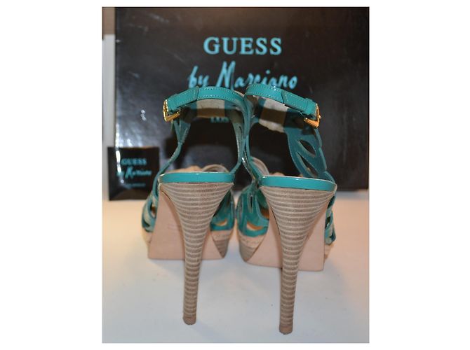 Guess by Marciano Sandalen grün Lackleder Größe 40 - Ansicht 3