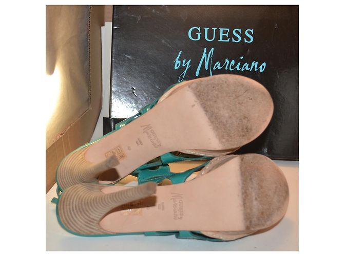Guess by Marciano Sandalen grün Lackleder Größe 40 - Ansicht 4
