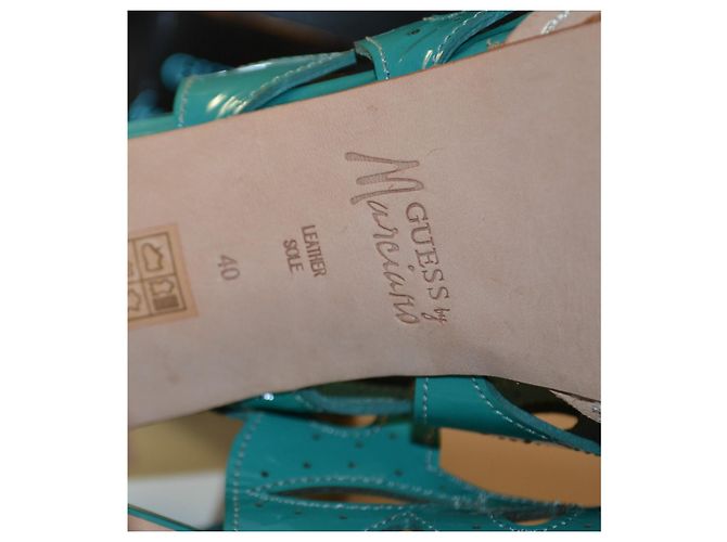Guess by Marciano Sandalen grün Lackleder Größe 40 - Ansicht 5