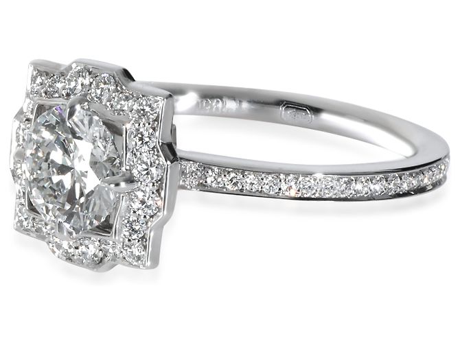 Harry Winston 0,55 ct Diamant Belle Verlobungsring - Ansicht 3