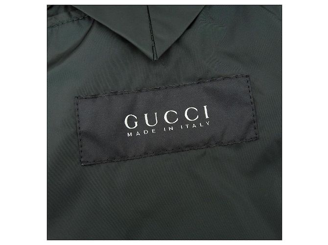 Giacca da volo in nylon nera Gucci Nero - vista 10