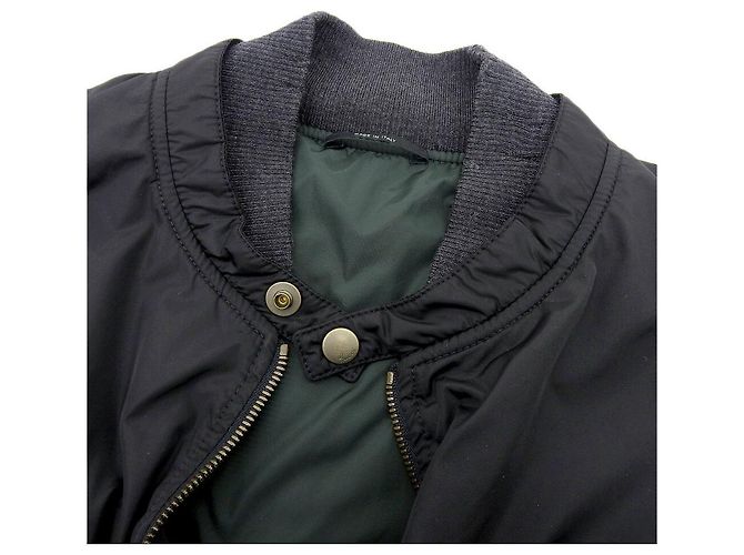 Giacca da volo in nylon nera Gucci Nero - vista 3