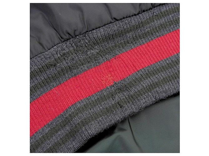 Giacca da volo in nylon nera Gucci Nero - vista 7
