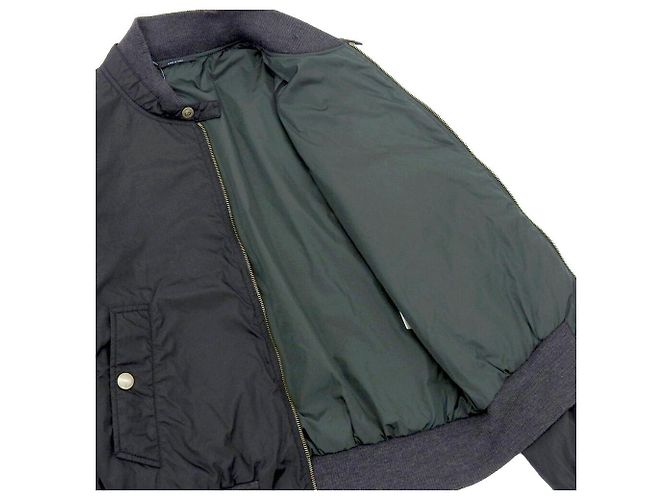 Giacca da volo in nylon nera Gucci Nero - vista 9