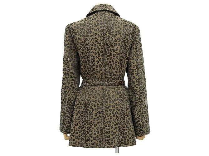 Chaqueta Fendi de estampado de leopardo Marrón 44 Castaño - vista 2