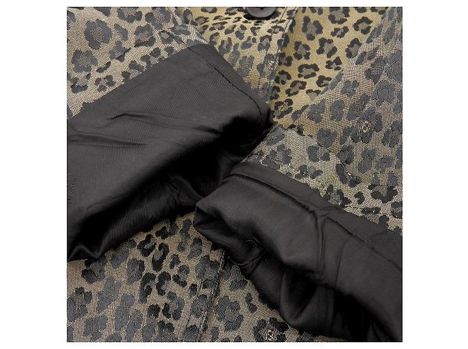 Chaqueta Fendi de estampado de leopardo Marrón 44 Castaño - vista 4