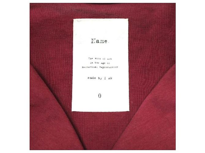 Autre Marque Camisa de algodón con cuello abierto Castaño Burdeos - vista 3