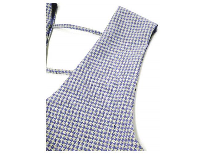 Autre Marque Ärmelloses Ray BEAMS Kleid mit Hahnentritt-Jacquard Lila - Ansicht 5