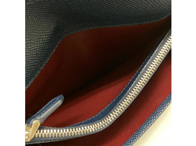 Bulgari Bvlgari Navy Leather Coin Purse - view 6