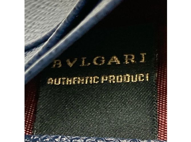 Bulgari Bvlgari Navy Leather Coin Purse - view 7