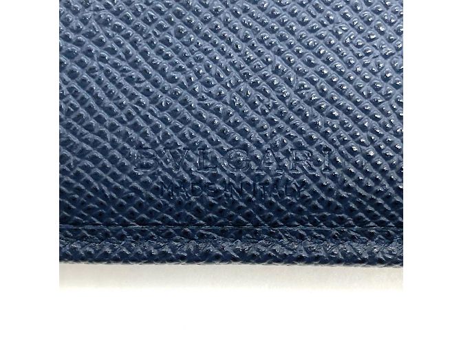 Bulgari Bvlgari Navy Leather Coin Purse - view 8