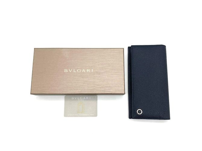 Bulgari Bvlgari Navy Leather Coin Purse - view 9