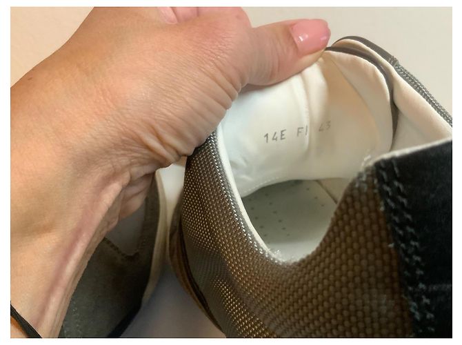 Gucci Baskets montantes en satin cristal bronze Cada - vue 12