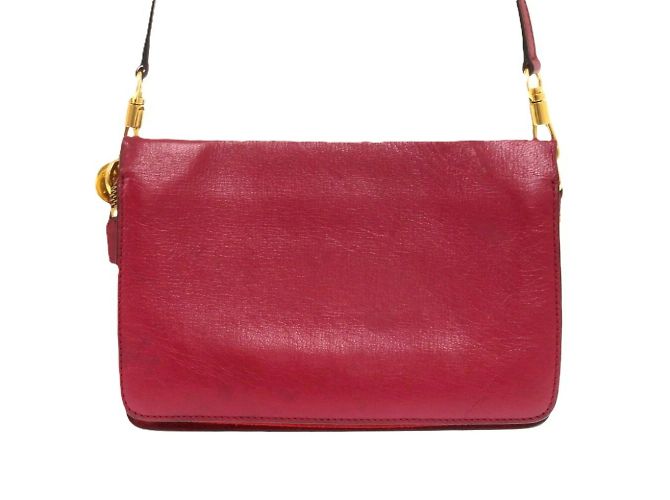 Borsa a Spalla in Pelle 2 in 1 Givenchy CROSS3 Bordò - vista 3