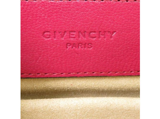 Borsa a Spalla in Pelle 2 in 1 Givenchy CROSS3 Bordò - vista 6