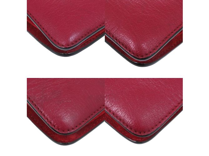 Borsa a Spalla in Pelle 2 in 1 Givenchy CROSS3 Bordò - vista 8