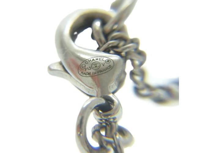Collana in strass argento Chanel Coco Mark - vista 9